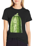 Zucchini Graphic Tee - Quirky Vegetable Lovers T-Shirt