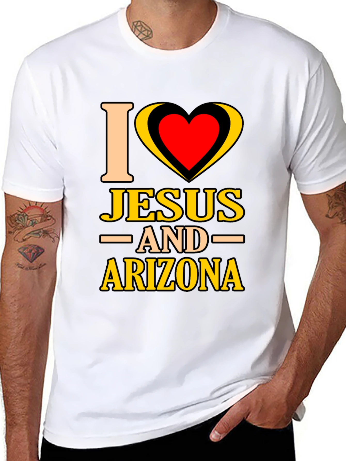I Love Jesus and Arizona T-Shirt