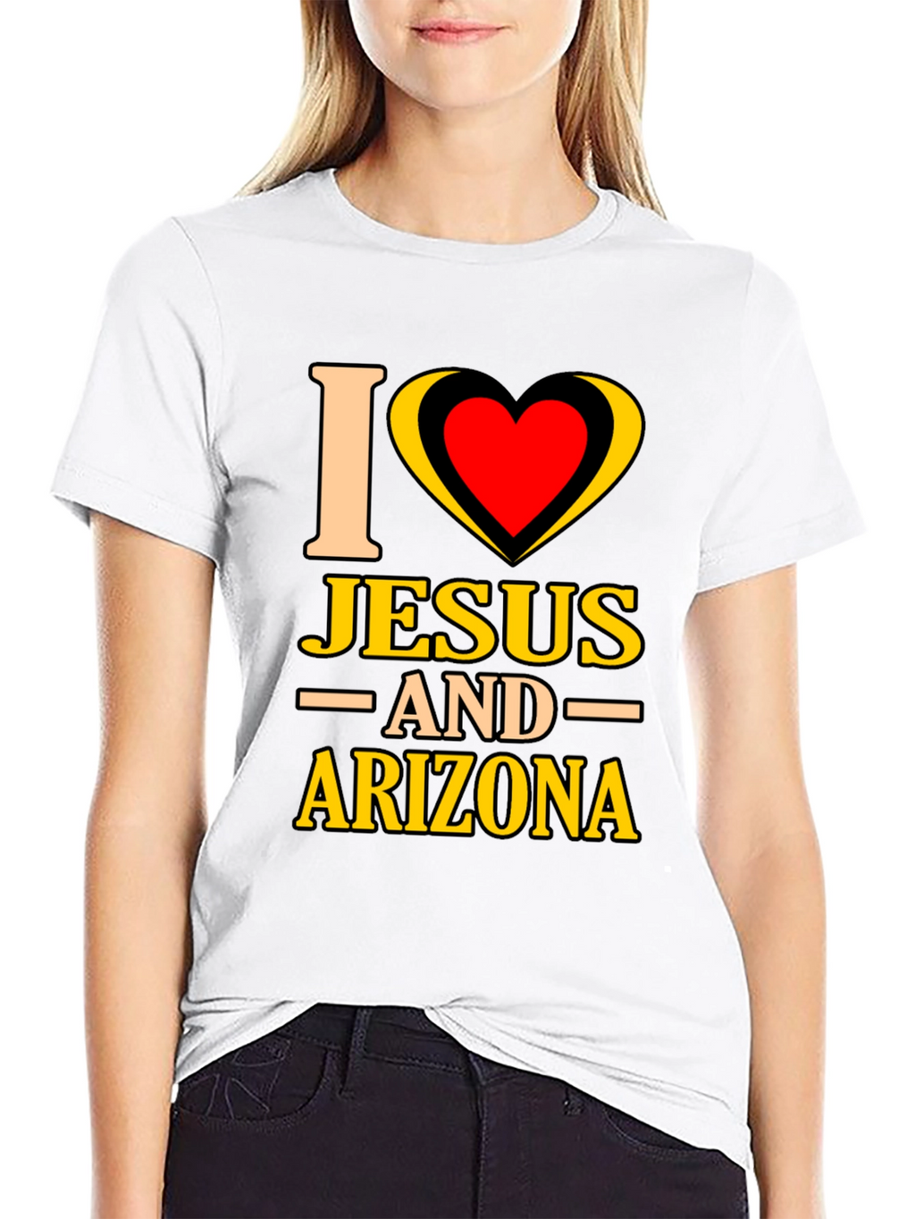 I Love Jesus and Arizona T-Shirt