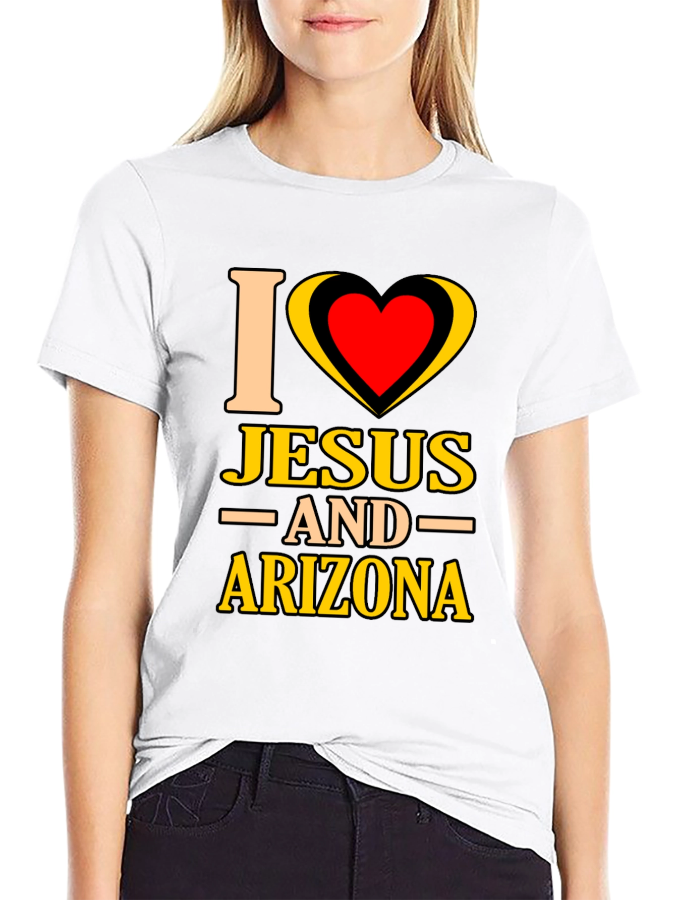 I Love Jesus and Arizona T-Shirt