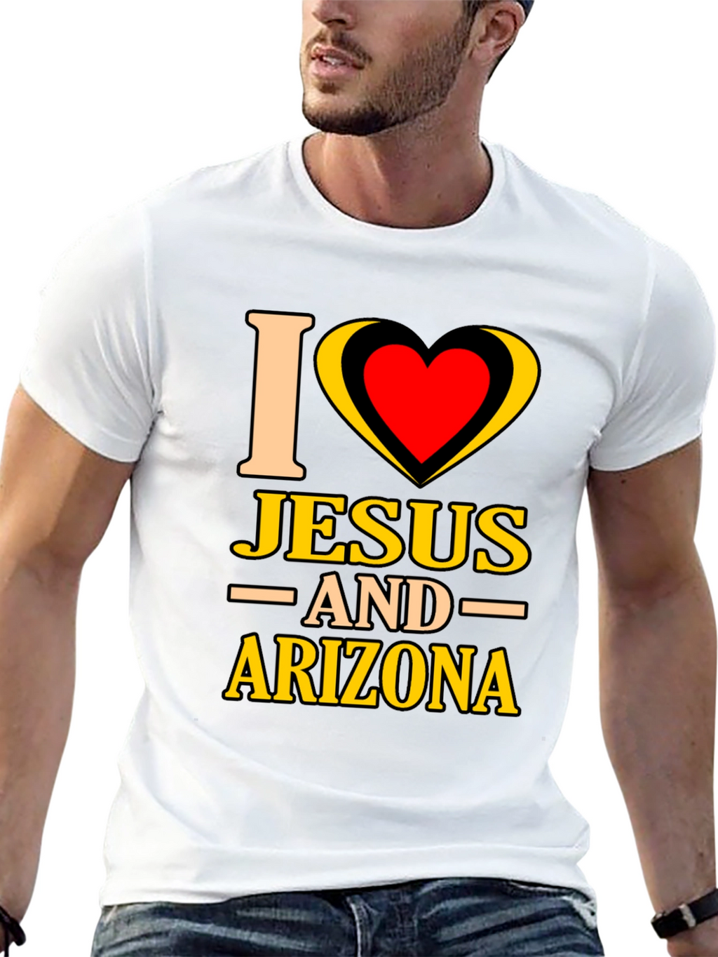 I Love Jesus and Arizona T-Shirt