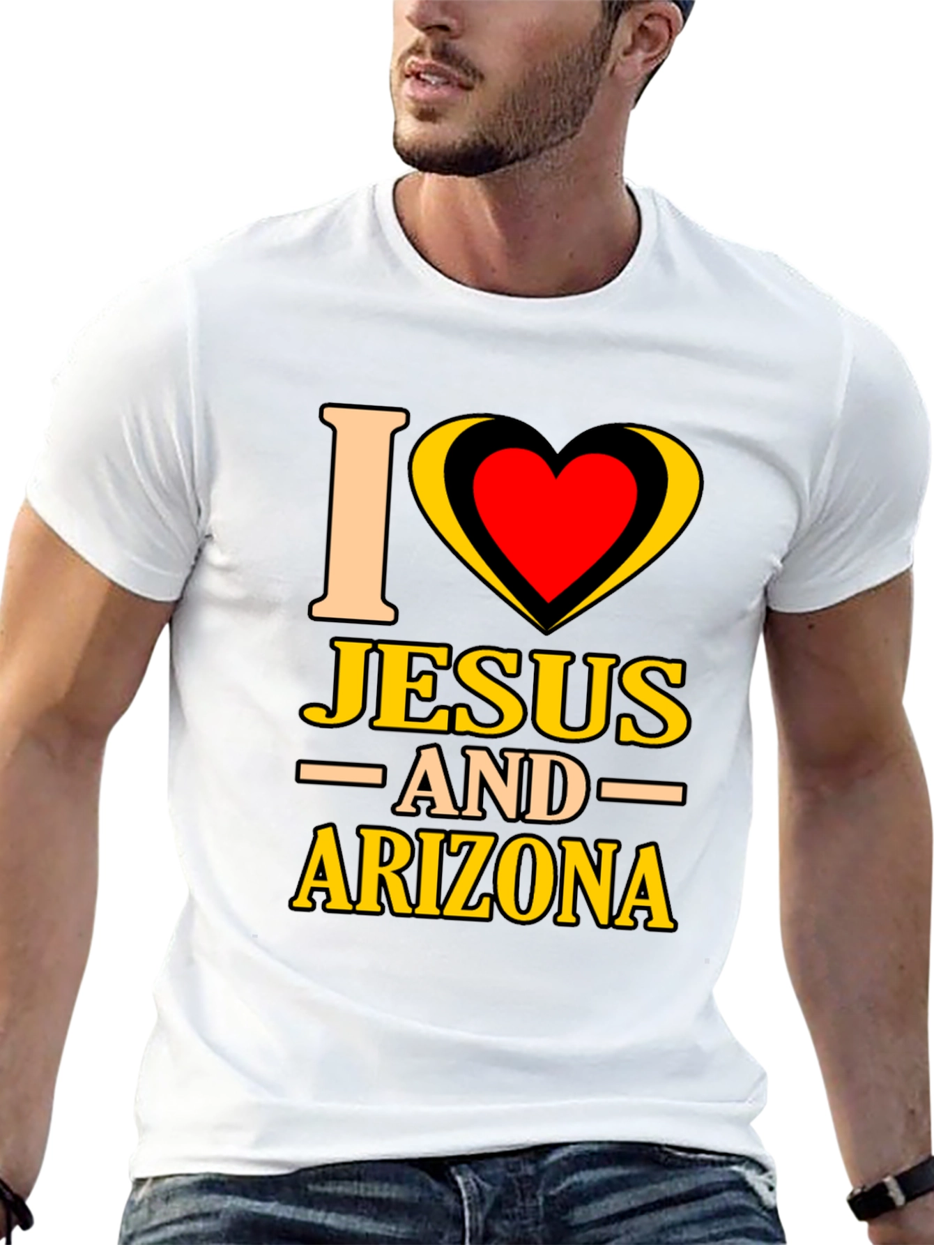 I Love Jesus and Arizona T-Shirt