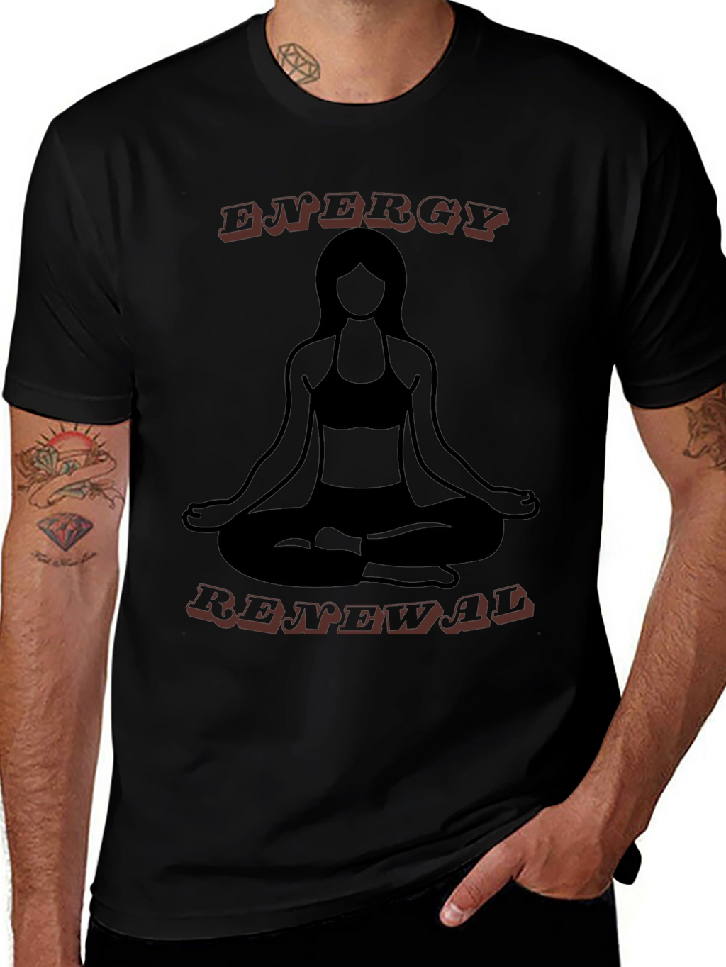 Energy Renewal Yoga Graphic T-Shirt