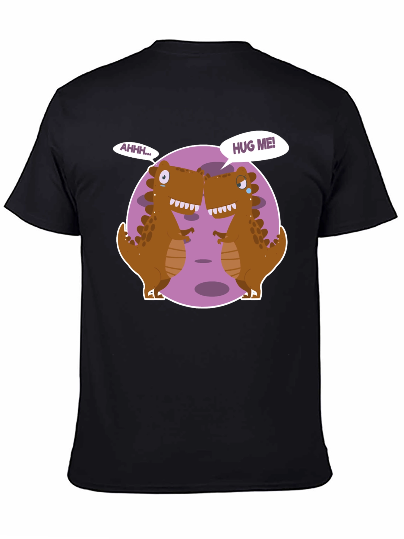 Dino Hugs Graphic Tee - Funny T-Rex T-Shirt