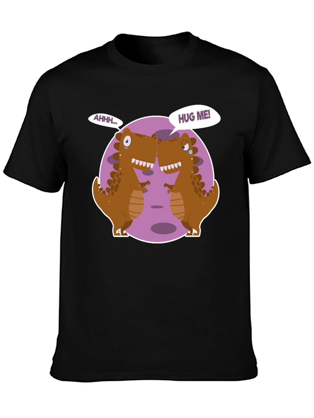 Dino Hugs Graphic Tee - Funny T-Rex T-Shirt