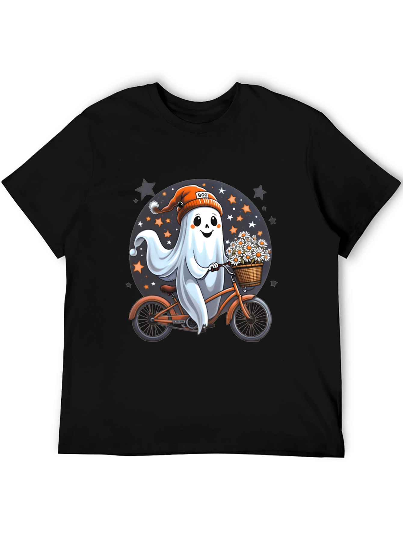 Boo Ghost on Bike T-Shirt