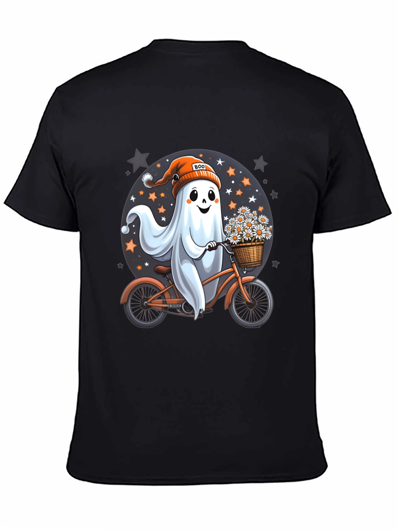 Boo Ghost on Bike T-Shirt