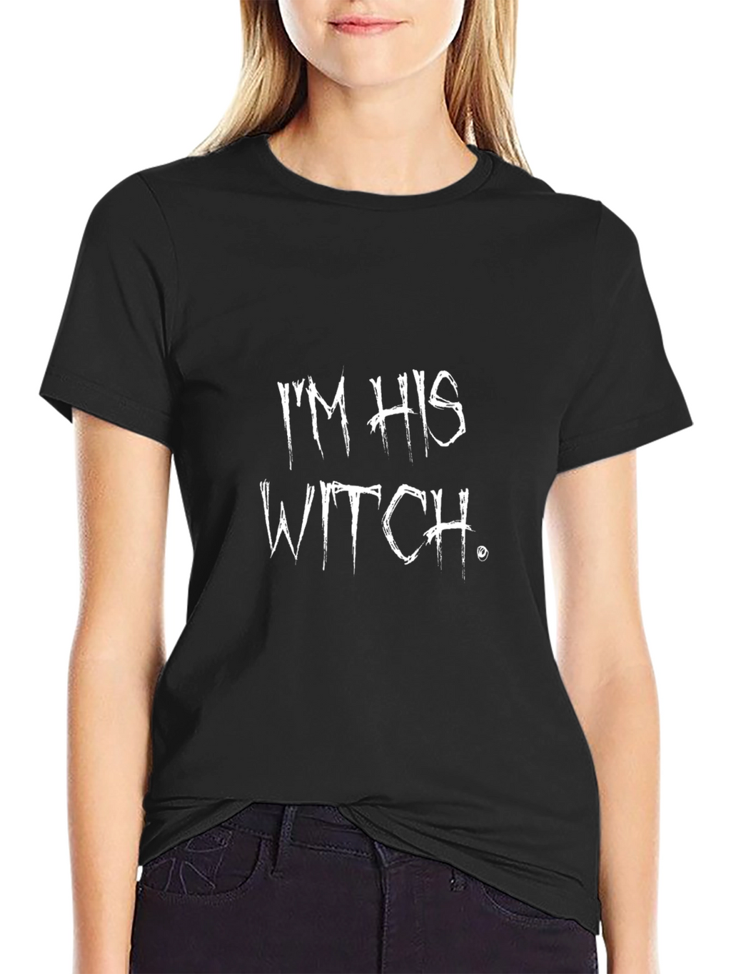 Im His Witch Graphic Black T-Shirt