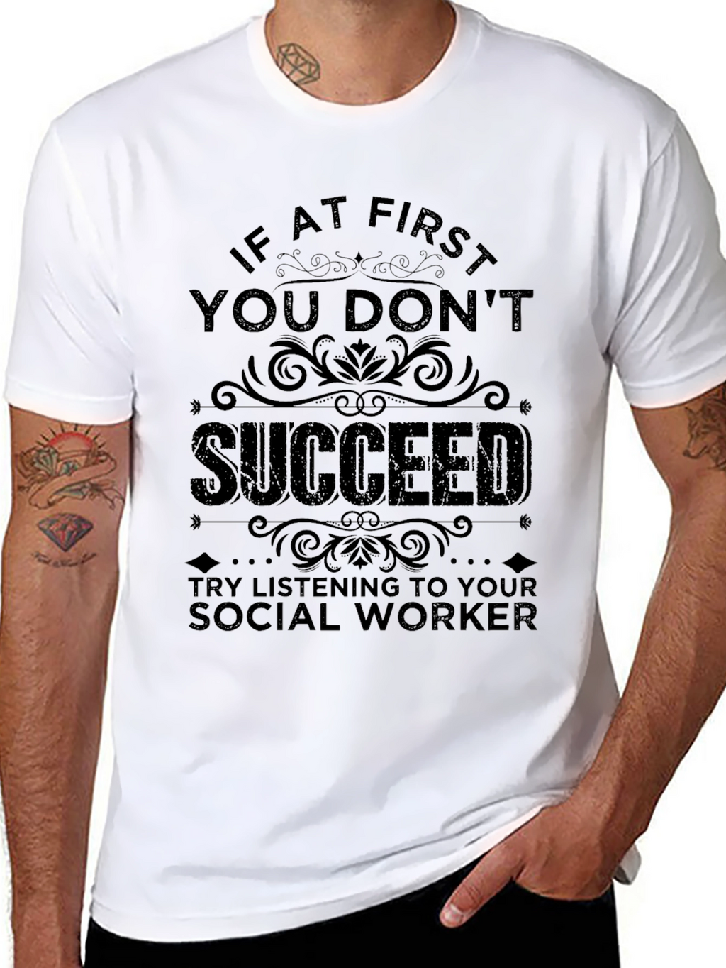 Social Worker Advice Graphic T-Shirt