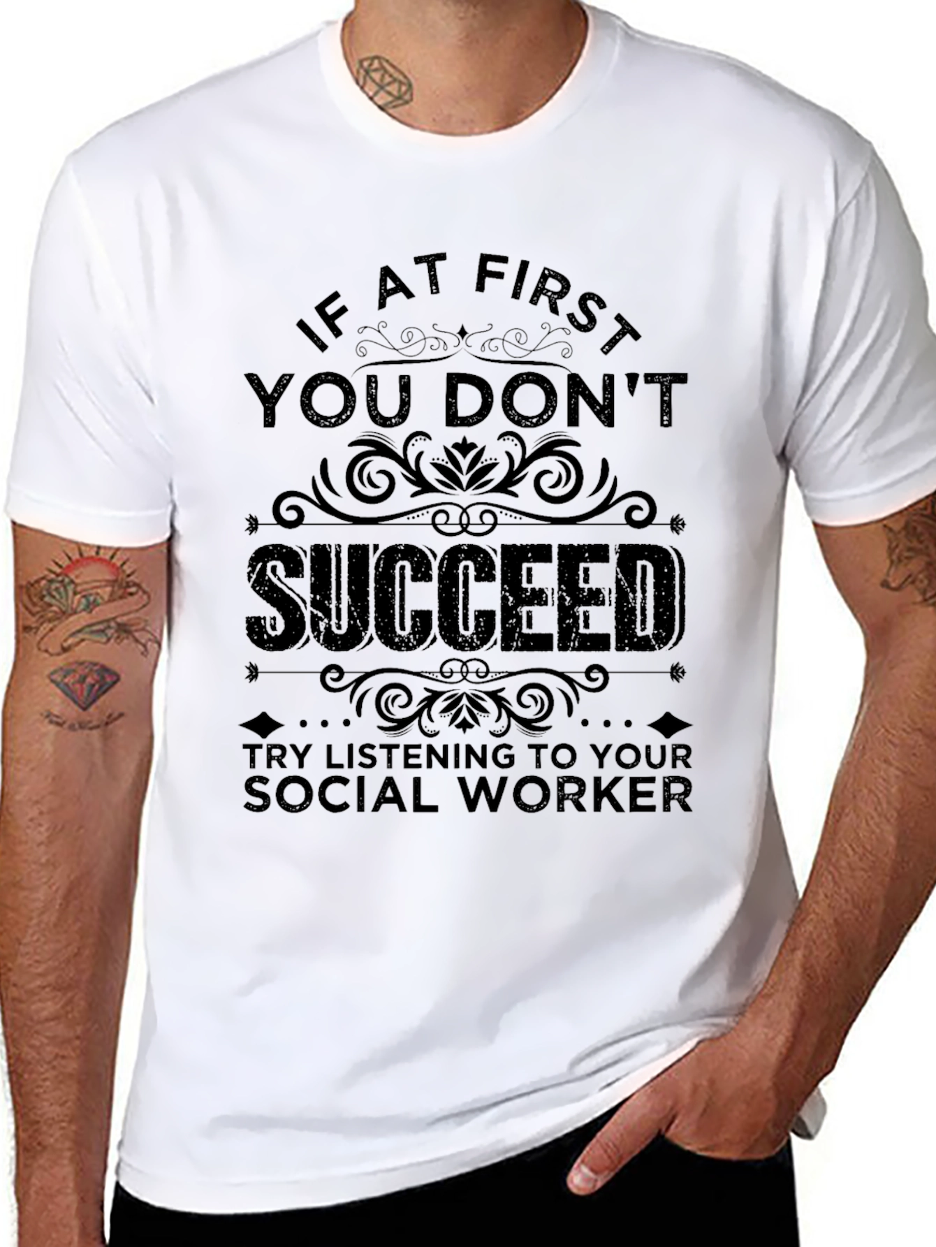 Social Worker Advice Graphic T-Shirt