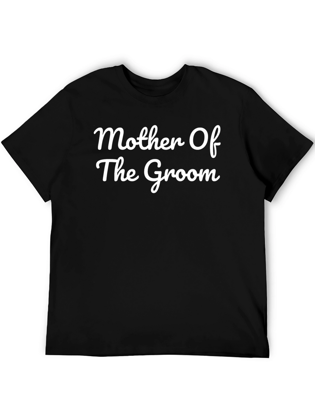 Mother Of The Groom T-Shirt - Black