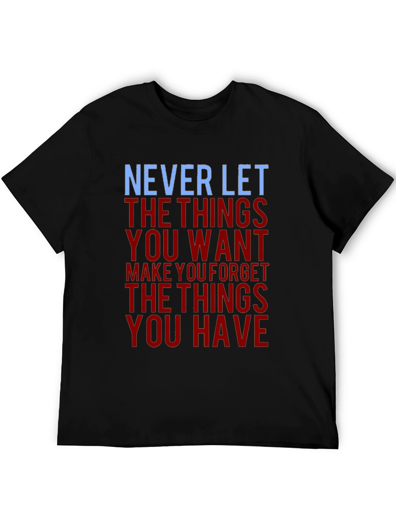 Inspirational Graphic Print Mens T-Shirt