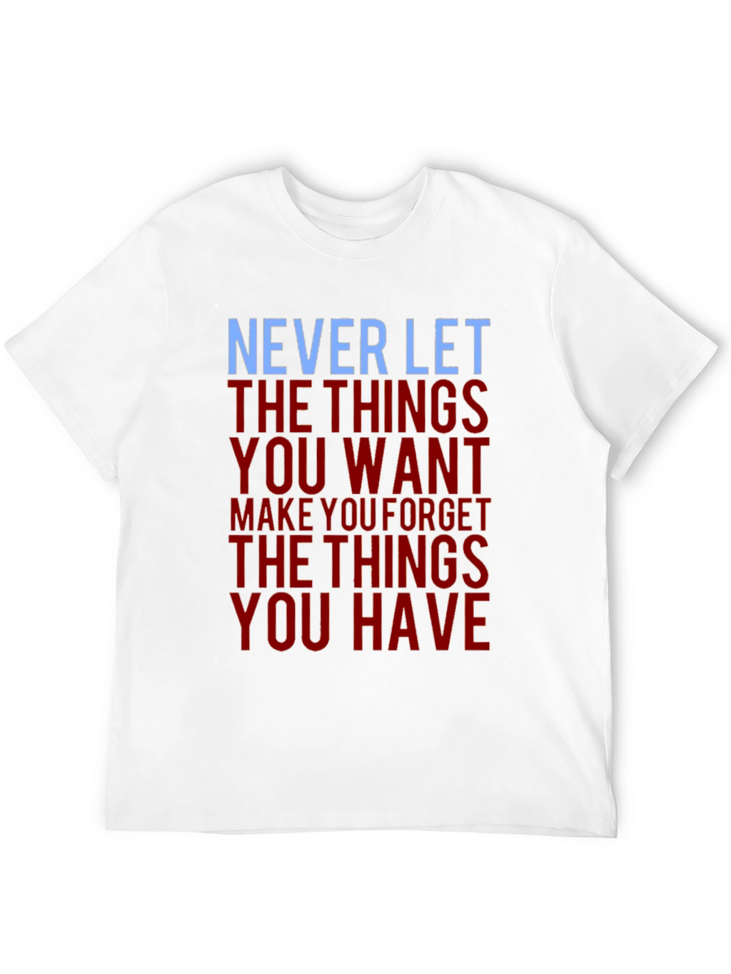 Inspirational Graphic Print Mens T-Shirt
