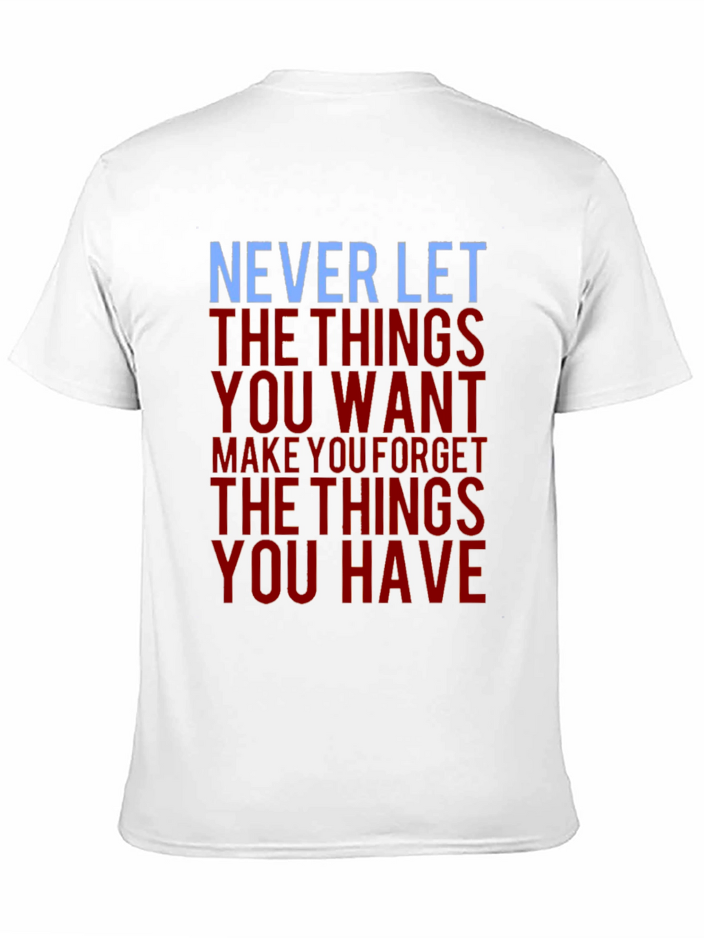 Inspirational Graphic Print Mens T-Shirt