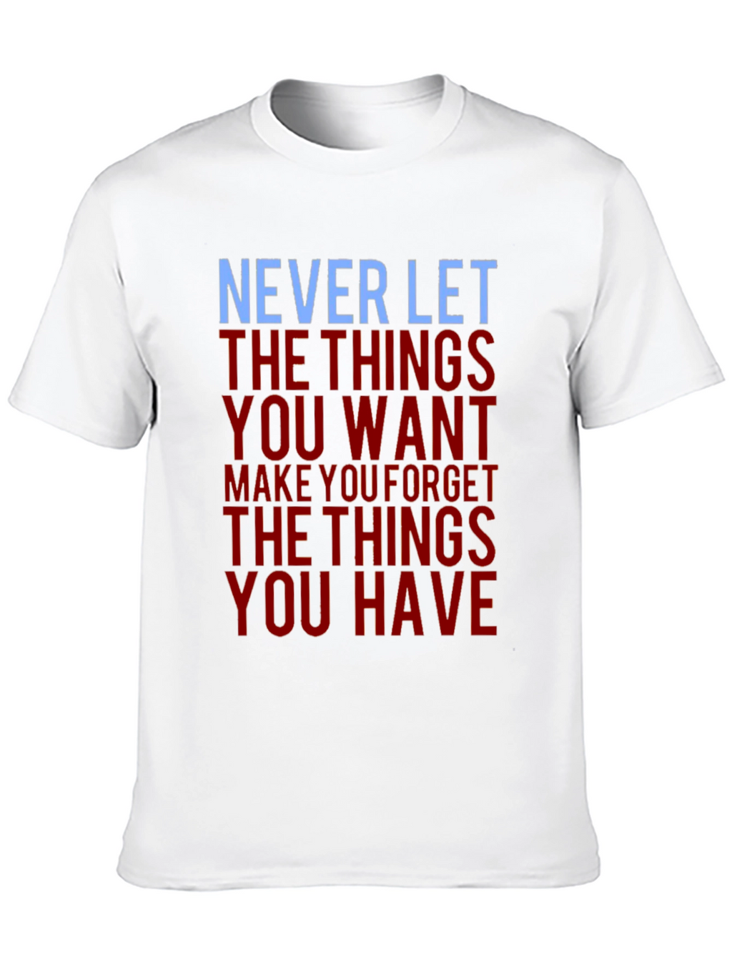 Inspirational Graphic Print Mens T-Shirt
