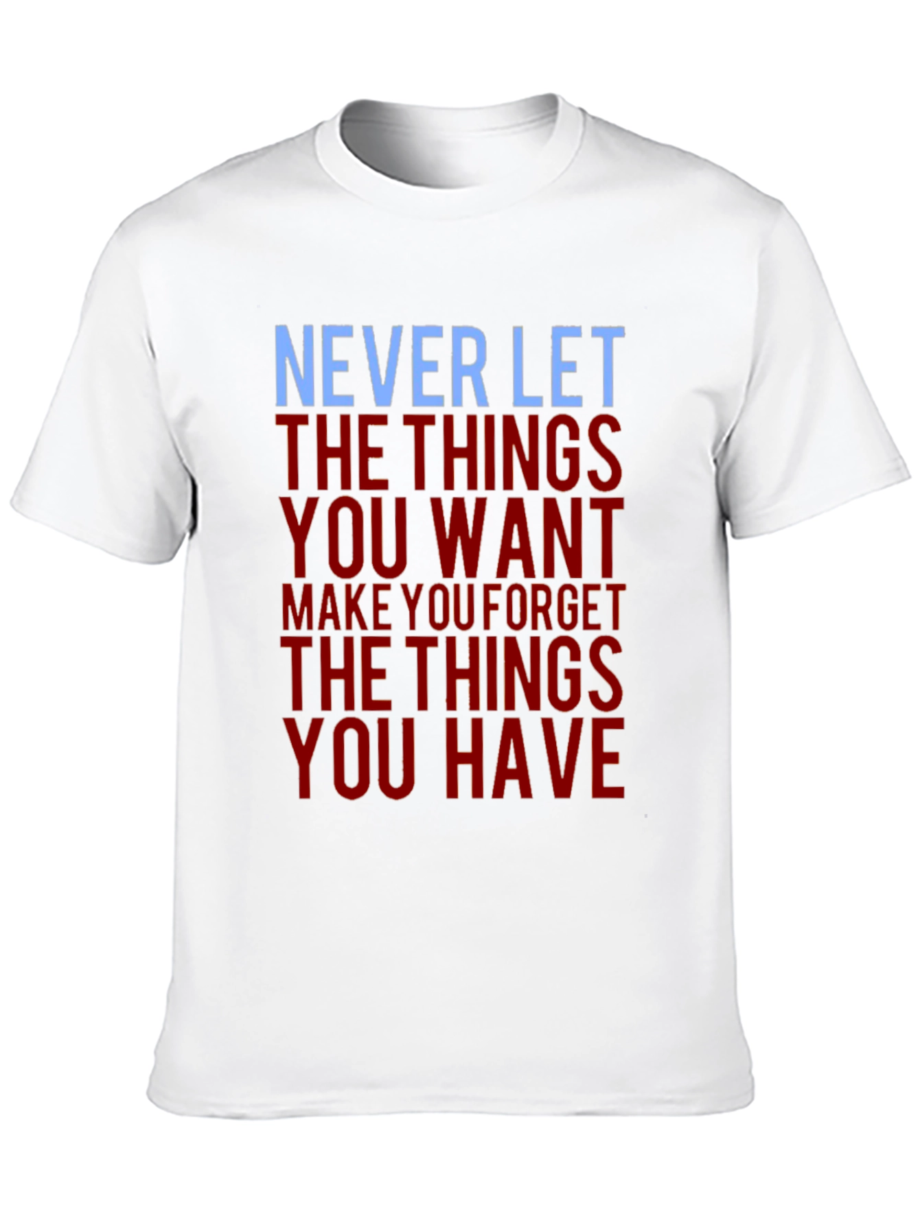 Inspirational Graphic Print Mens T-Shirt