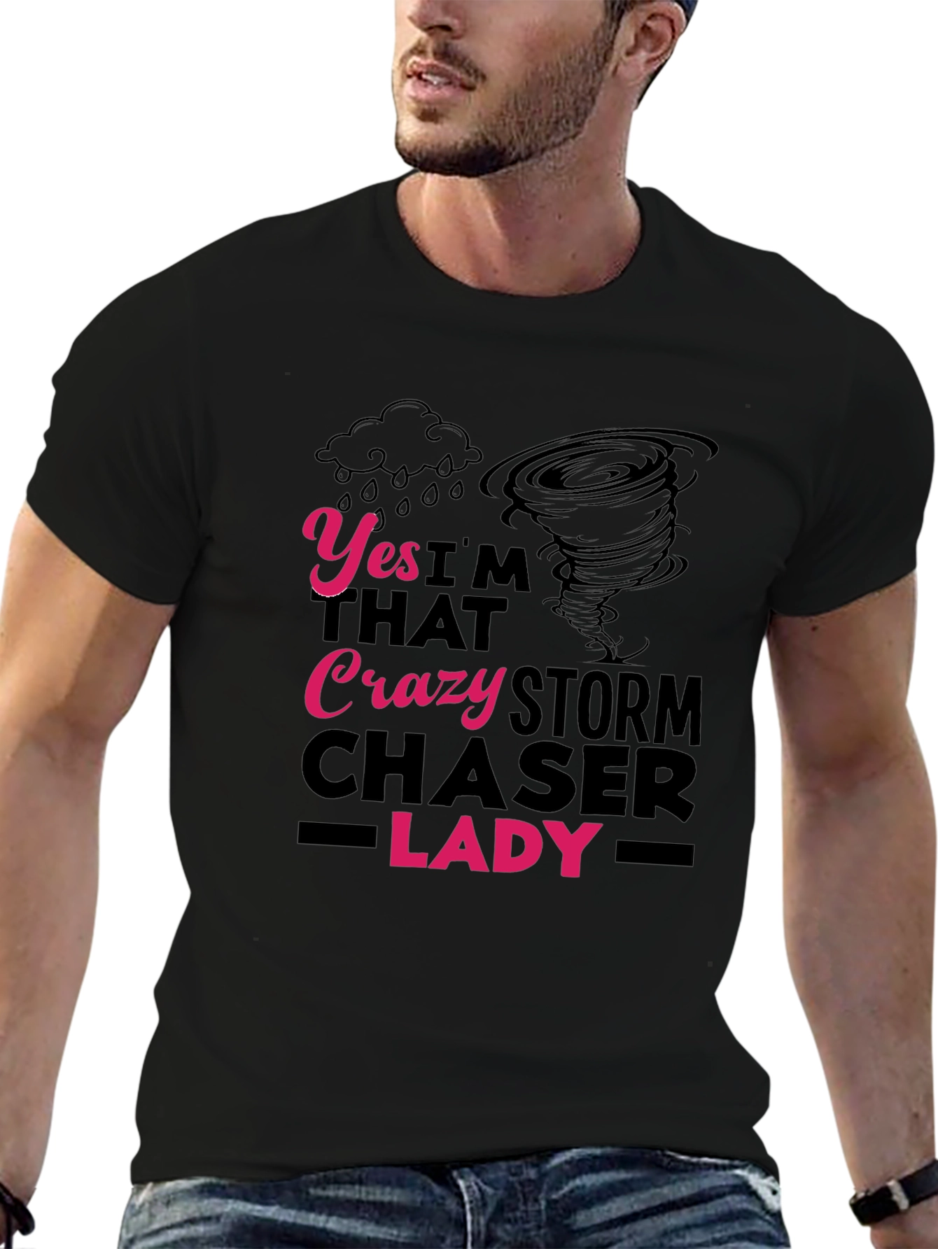 Crazy Storm Chaser Lady T-Shirt