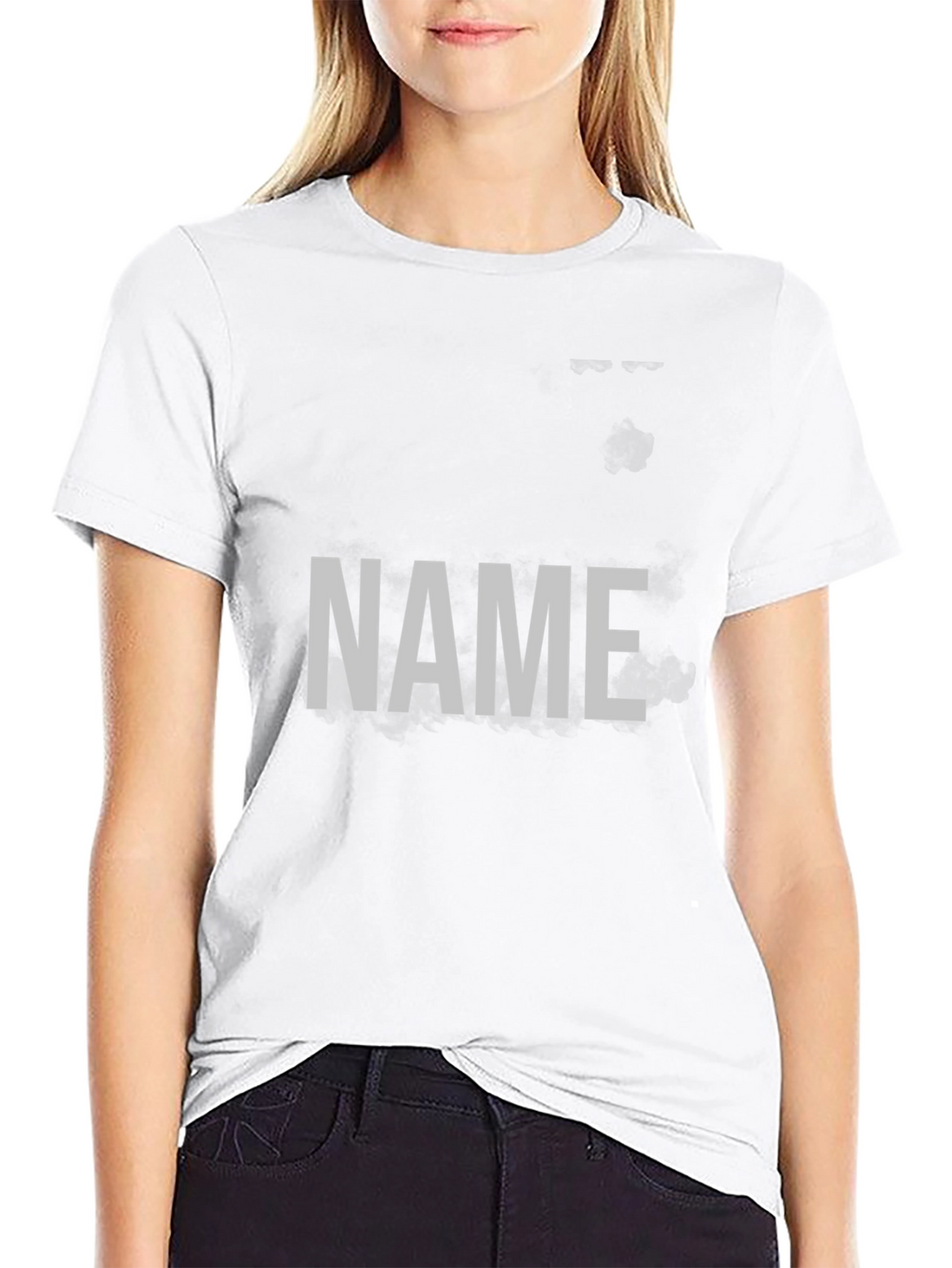 Personalized Name Black T-Shirt