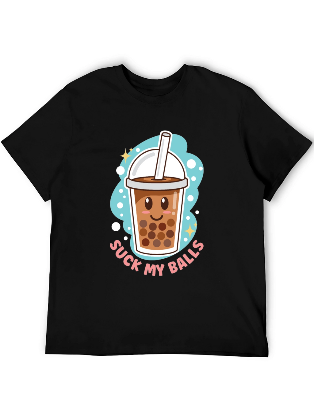 Boba Tea Graphic Tee - Suck My Balls