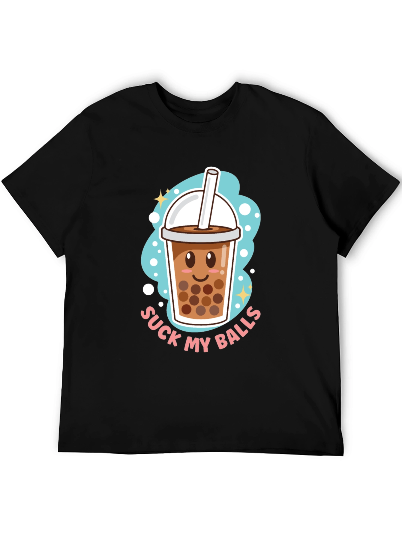Boba Tea Graphic Tee - Suck My Balls