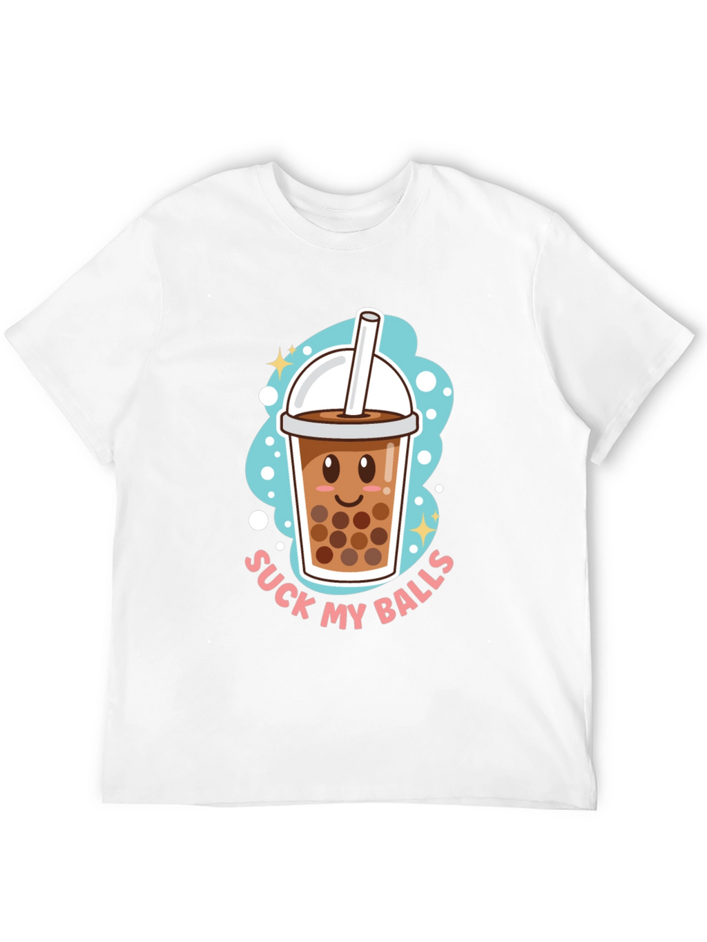 Boba Tea Graphic Tee - Suck My Balls