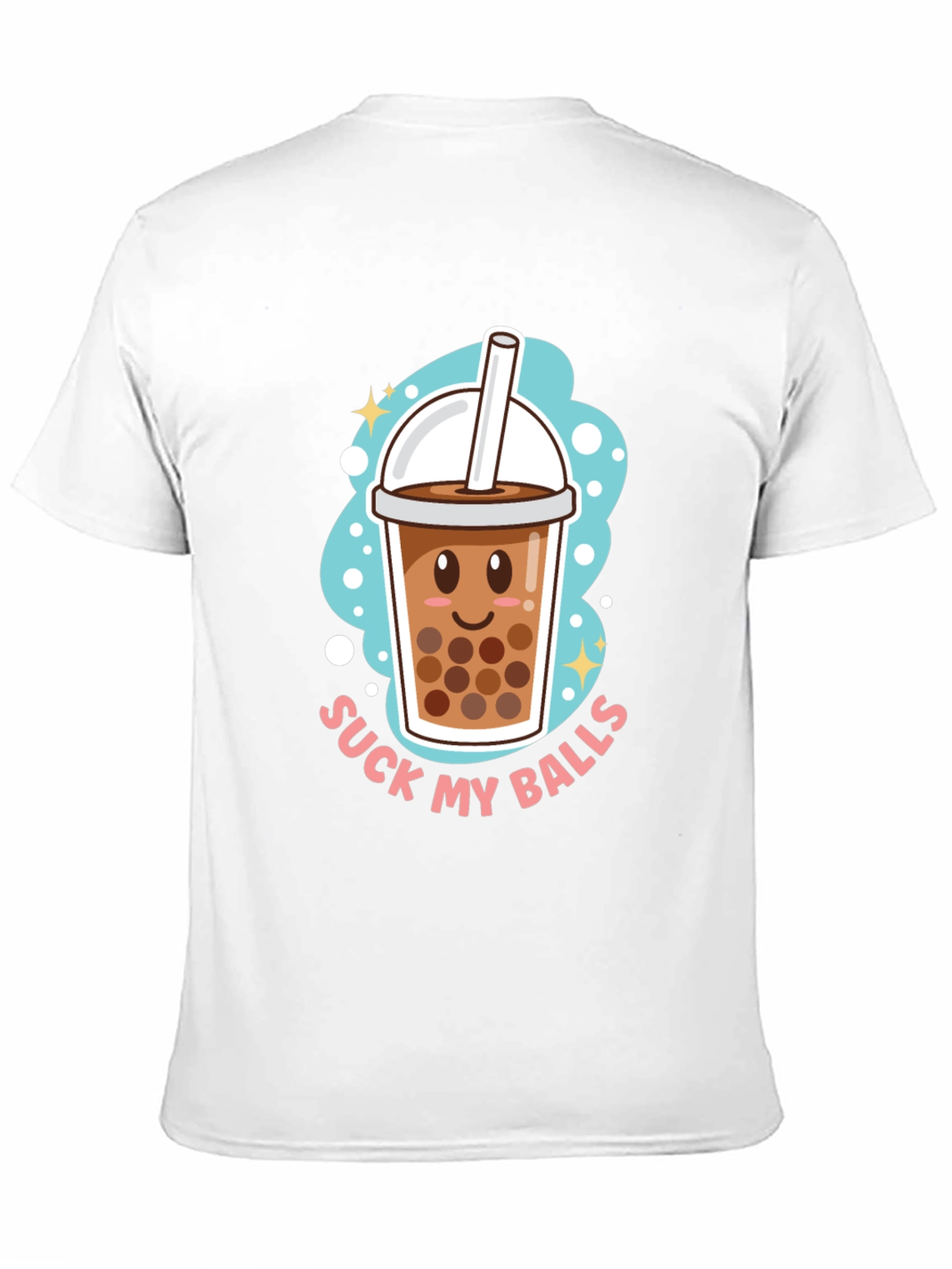 Boba Tea Graphic Tee - Suck My Balls