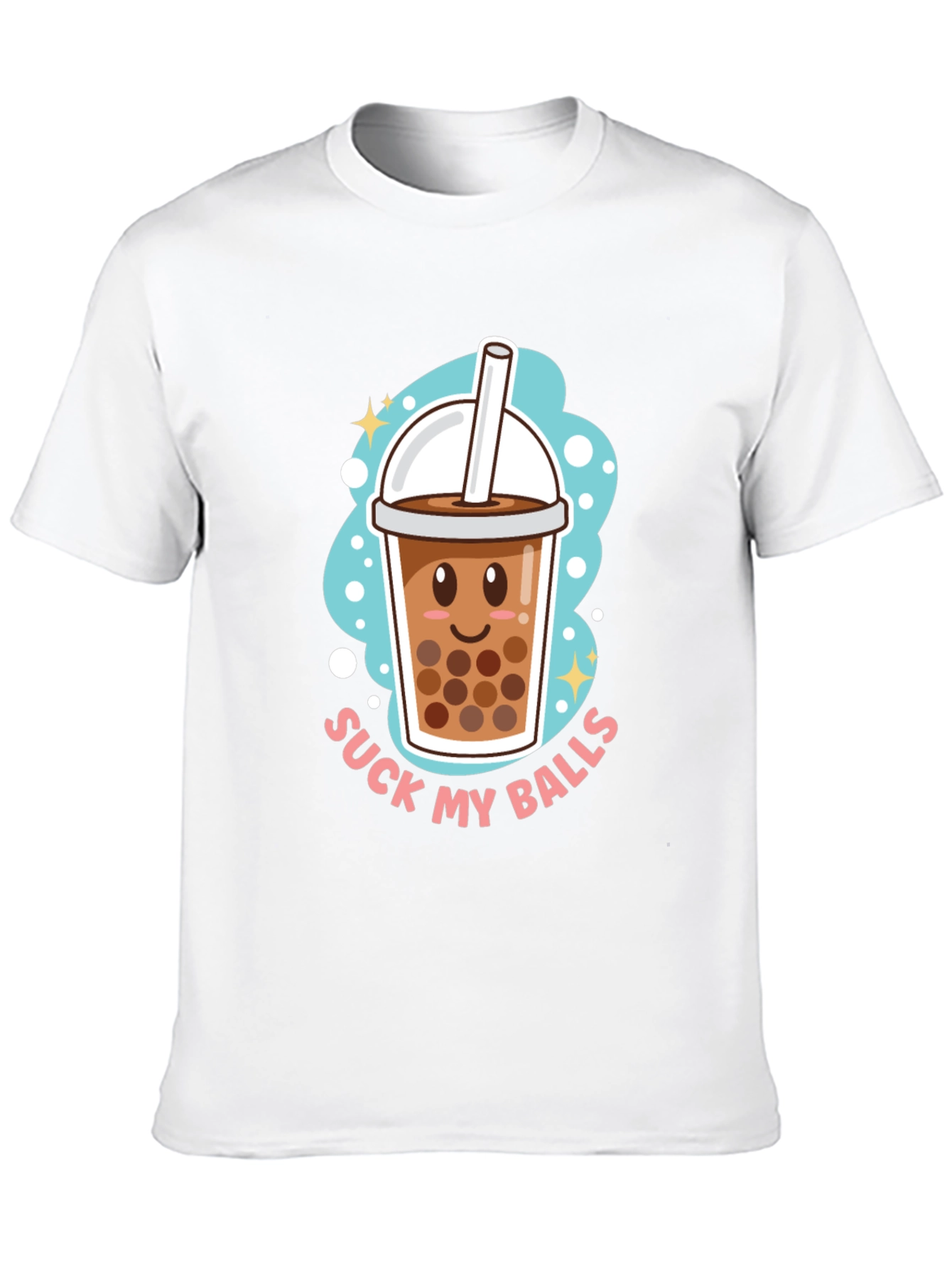 Boba Tea Graphic Tee - Suck My Balls
