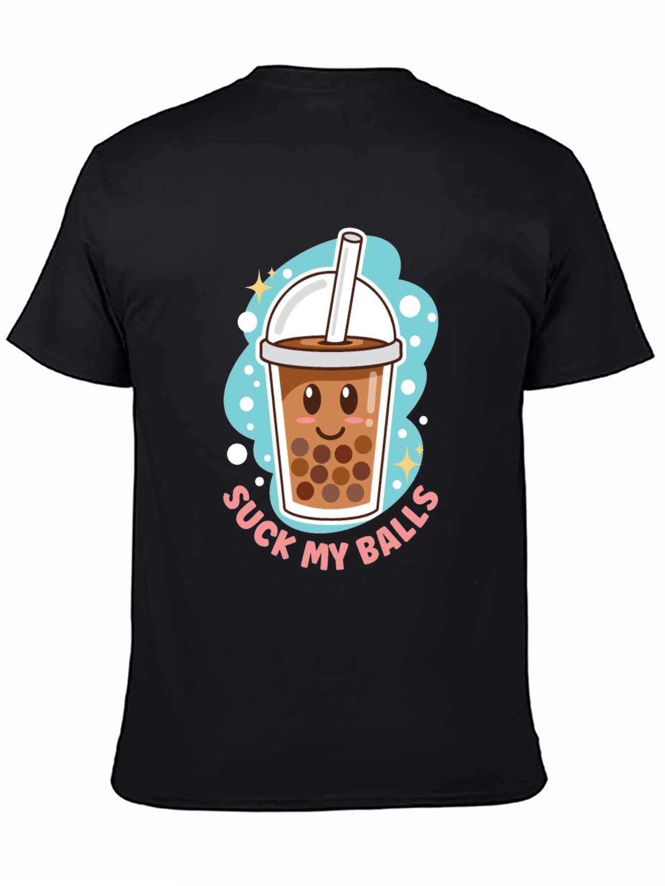 Boba Tea Graphic Tee - Suck My Balls