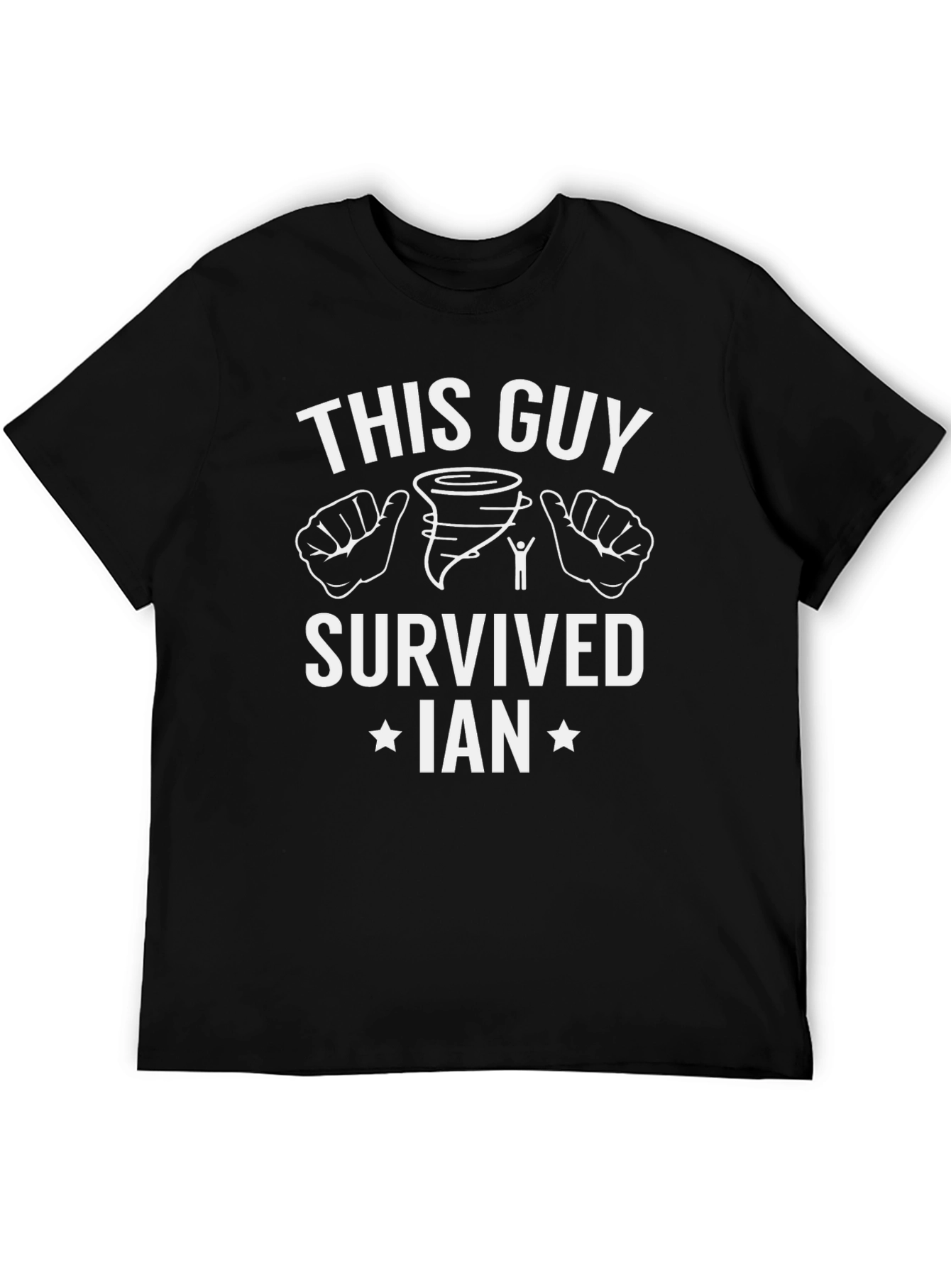 This Guy Survived Ian T-Shirt Black