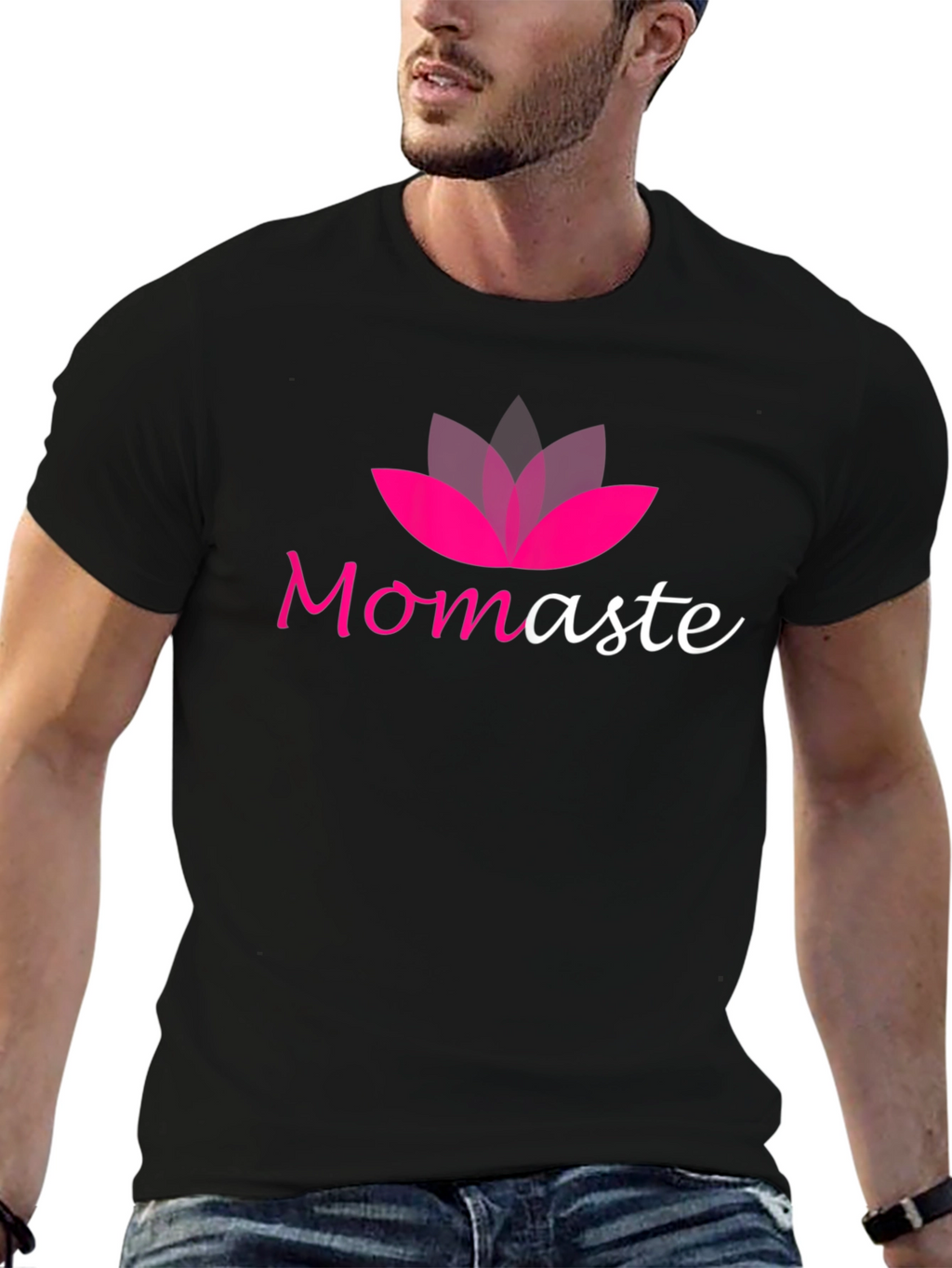 Momaste Graphic T-Shirt - Yoga Lotus Design