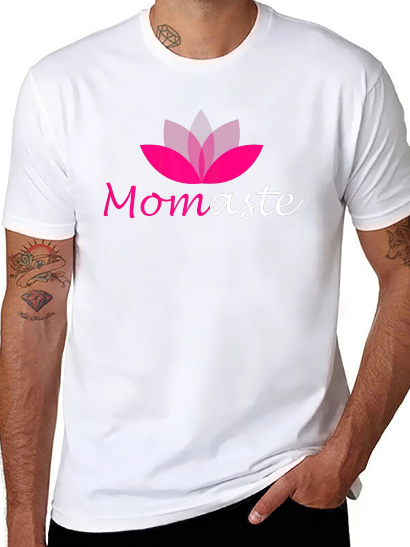 Momaste Graphic T-Shirt - Yoga Lotus Design