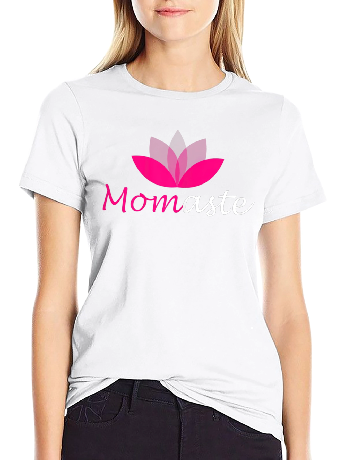 Momaste Graphic T-Shirt - Yoga Lotus Design
