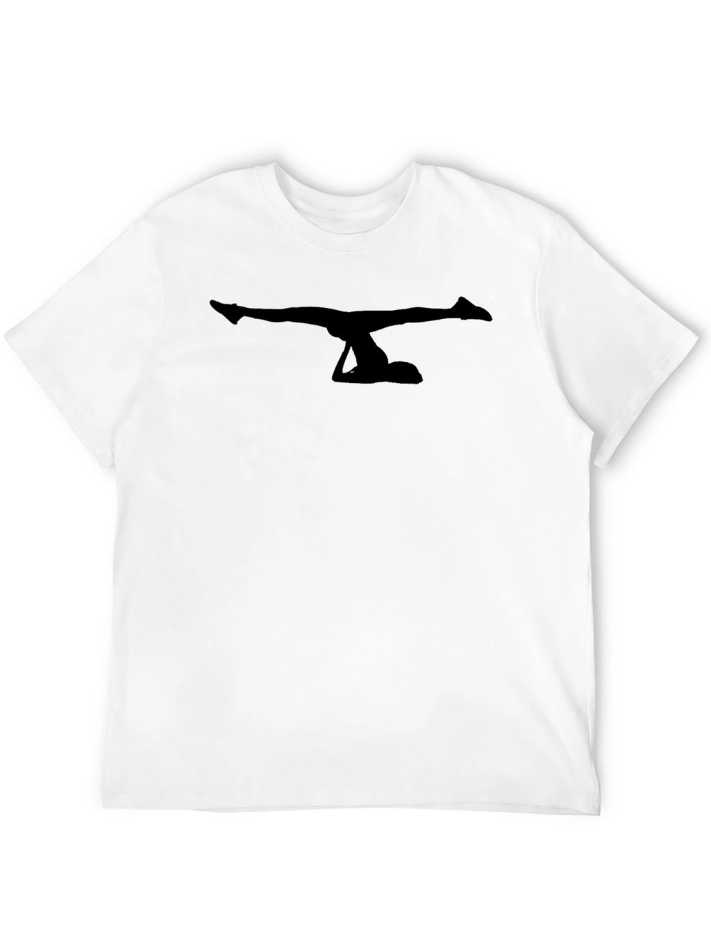 Yoga Pose Graphic T-Shirt - Black