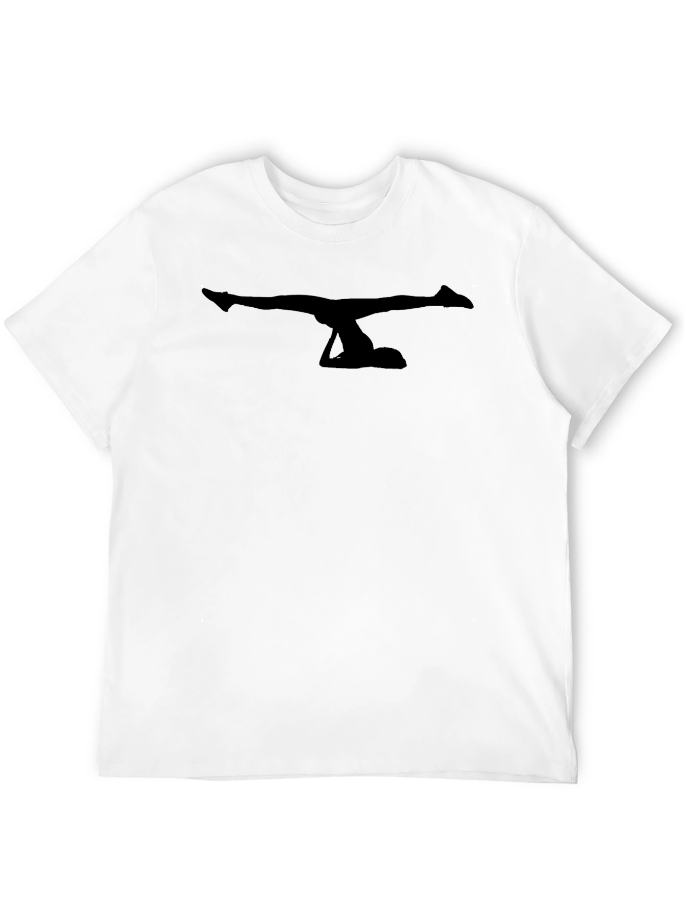 Yoga Pose Graphic T-Shirt - Black
