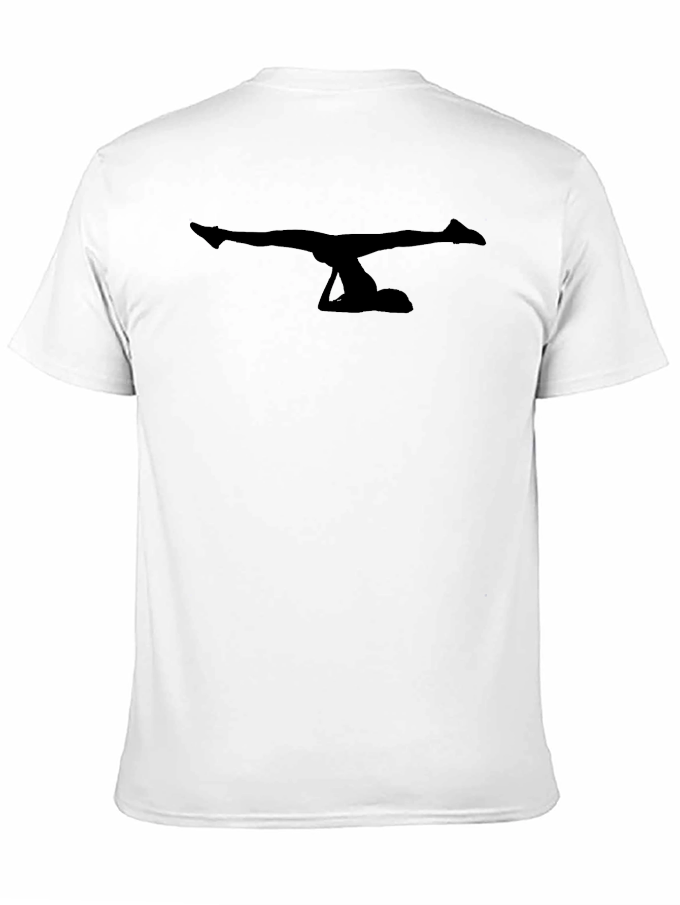 Yoga Pose Graphic T-Shirt - Black