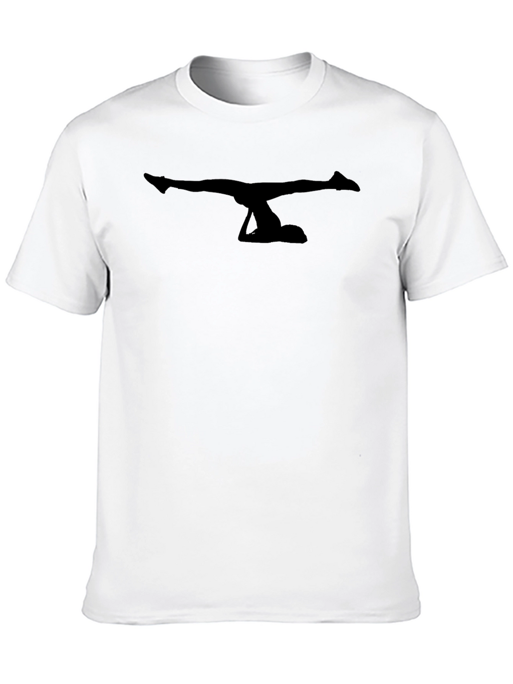 Yoga Pose Graphic T-Shirt - Black