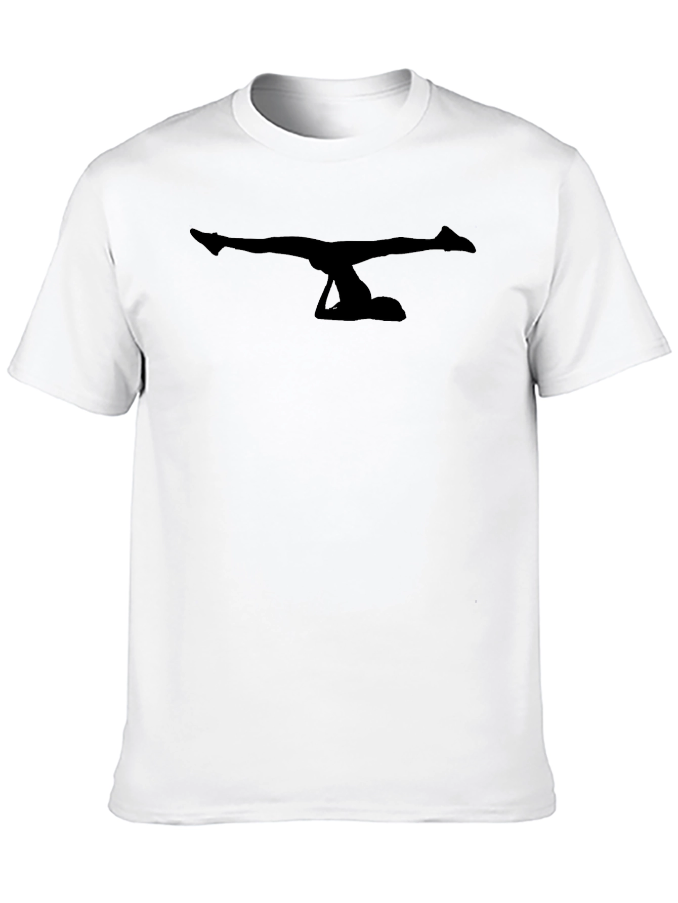 Yoga Pose Graphic T-Shirt - Black