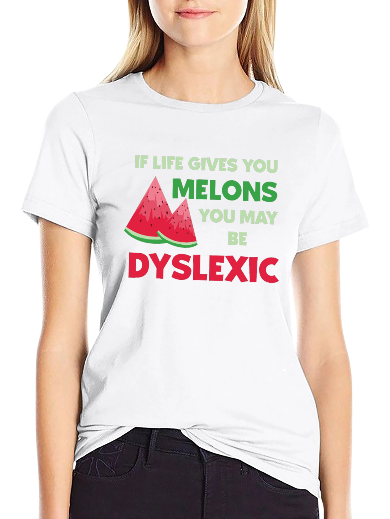 Funny Dyslexia Awareness T-Shirt - Melon Humor