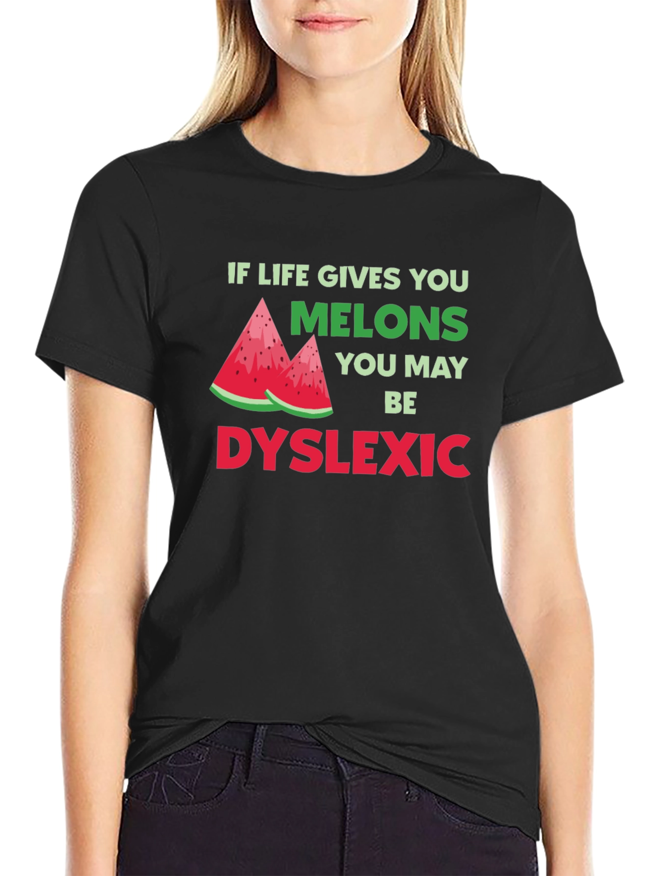 Funny Dyslexia Awareness T-Shirt - Melon Humor