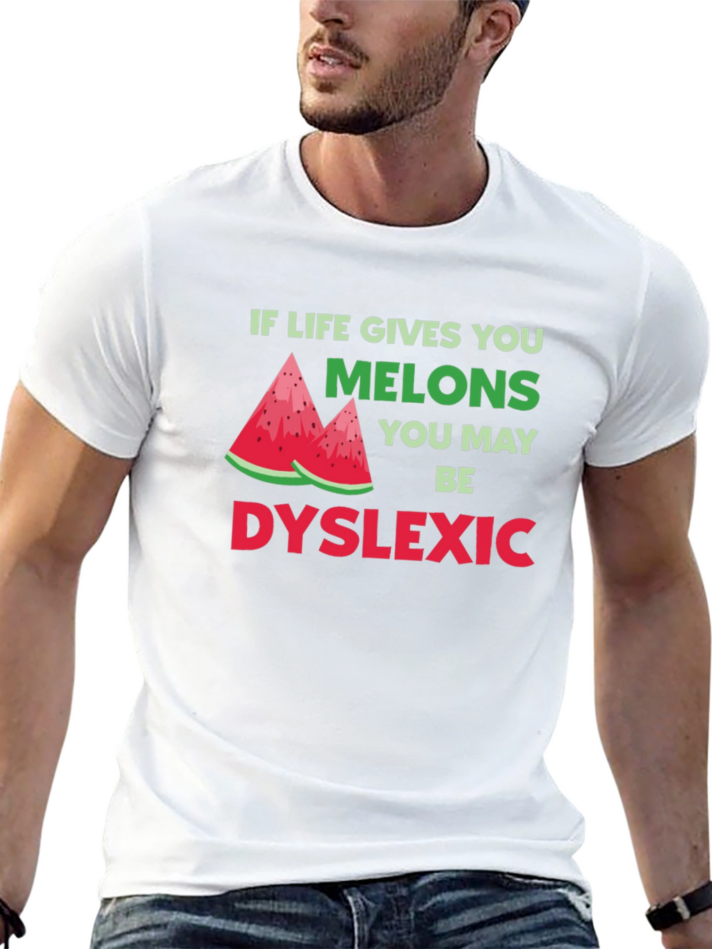 Funny Dyslexia Awareness T-Shirt - Melon Humor