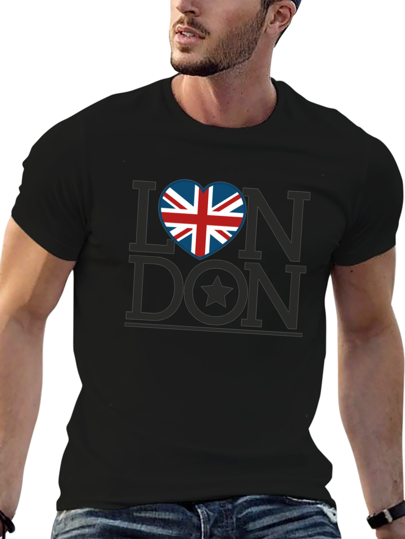 I Heart London Union Jack Graphic Tee