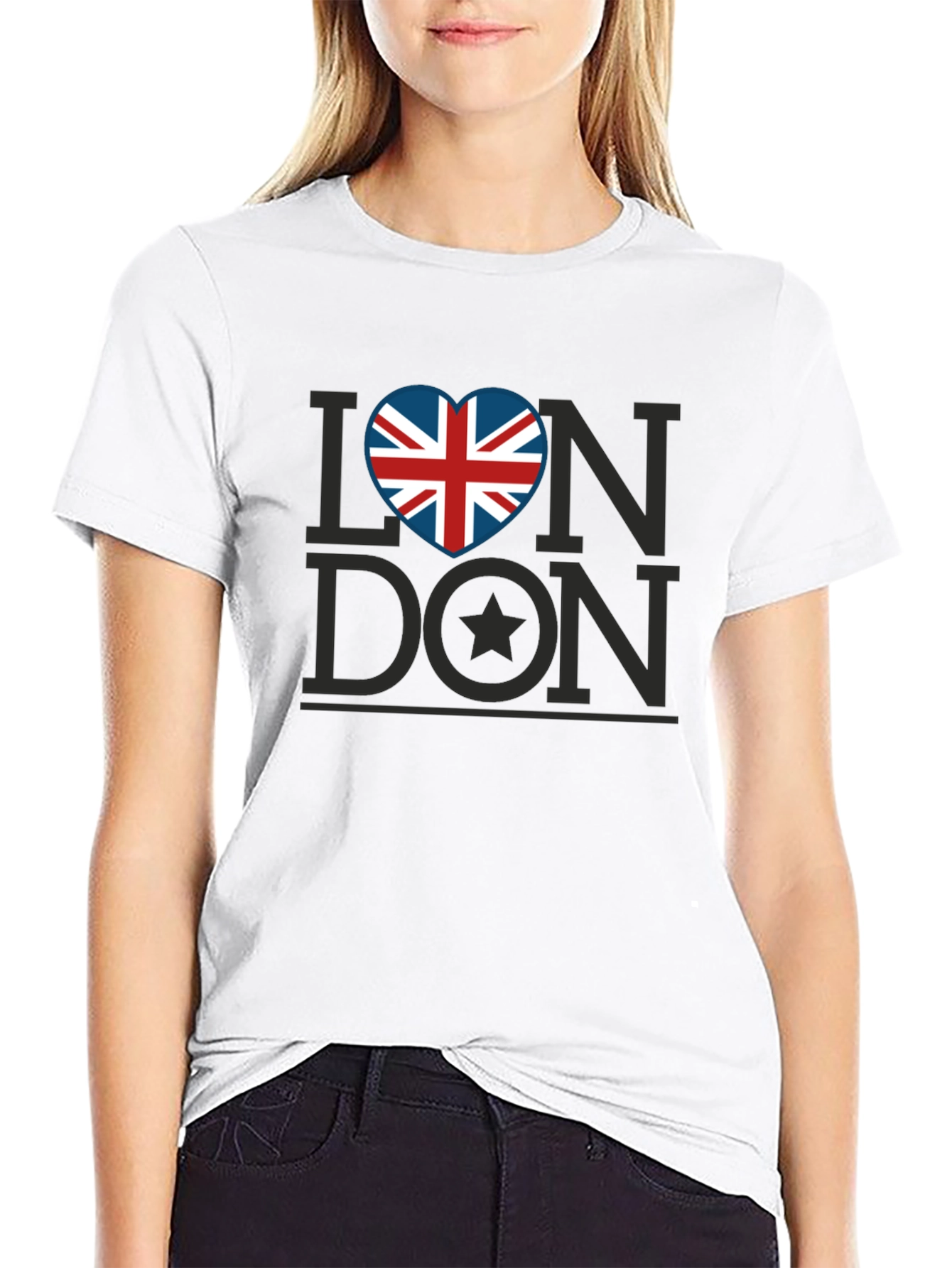 I Heart London Union Jack Graphic Tee