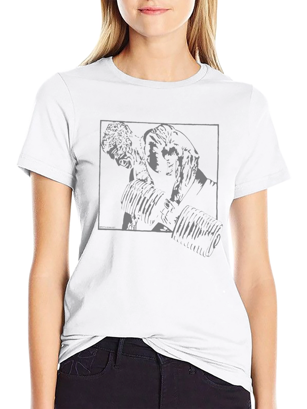 Weightlifting Graphic Tee - Black