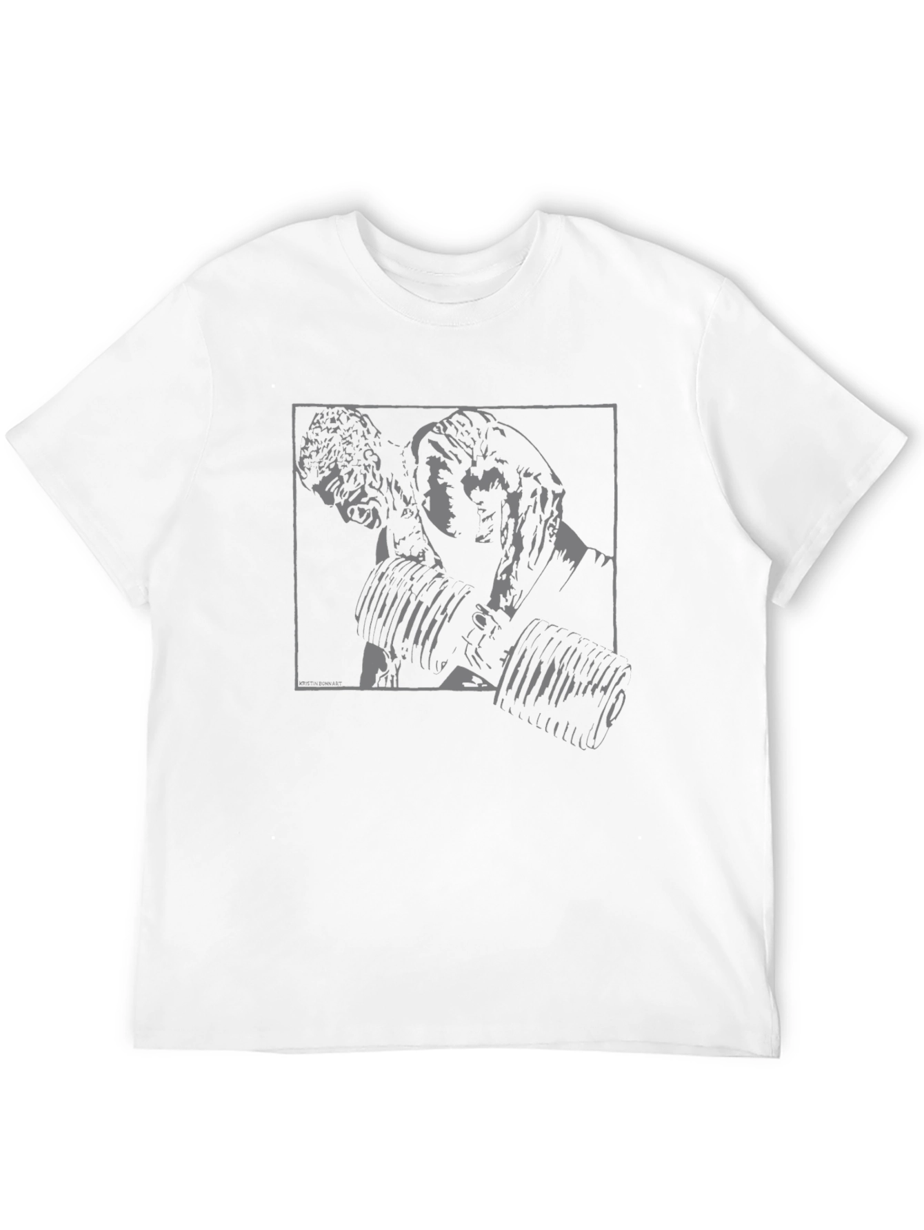 Weightlifting Graphic Tee - Black