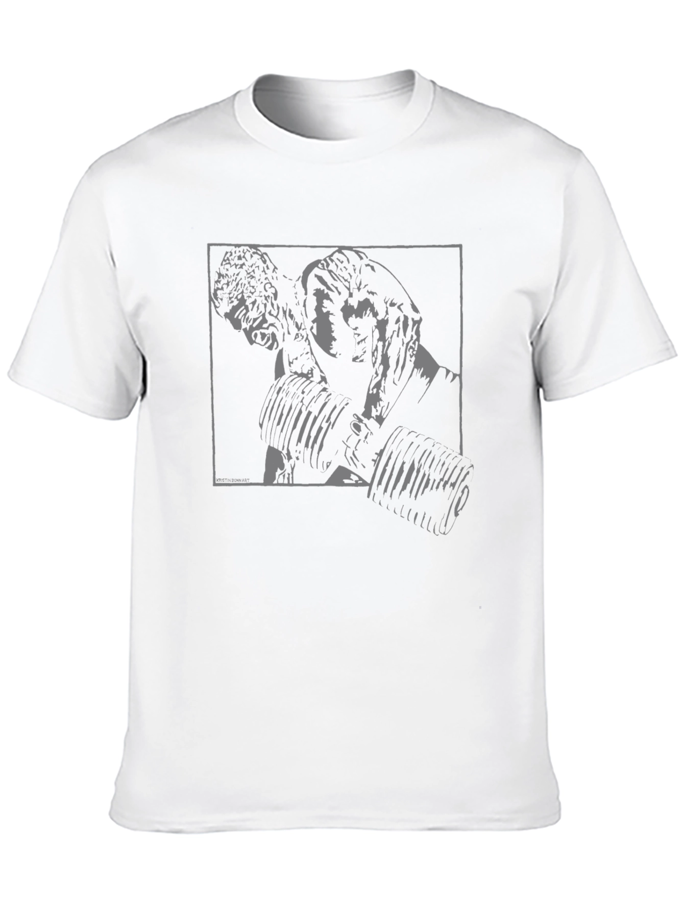 Weightlifting Graphic Tee - Black