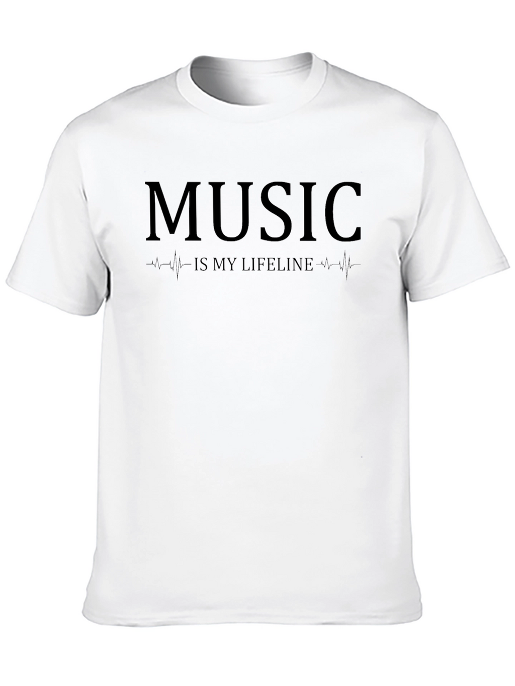 Music is My Lifeline Graphic T-Shirt