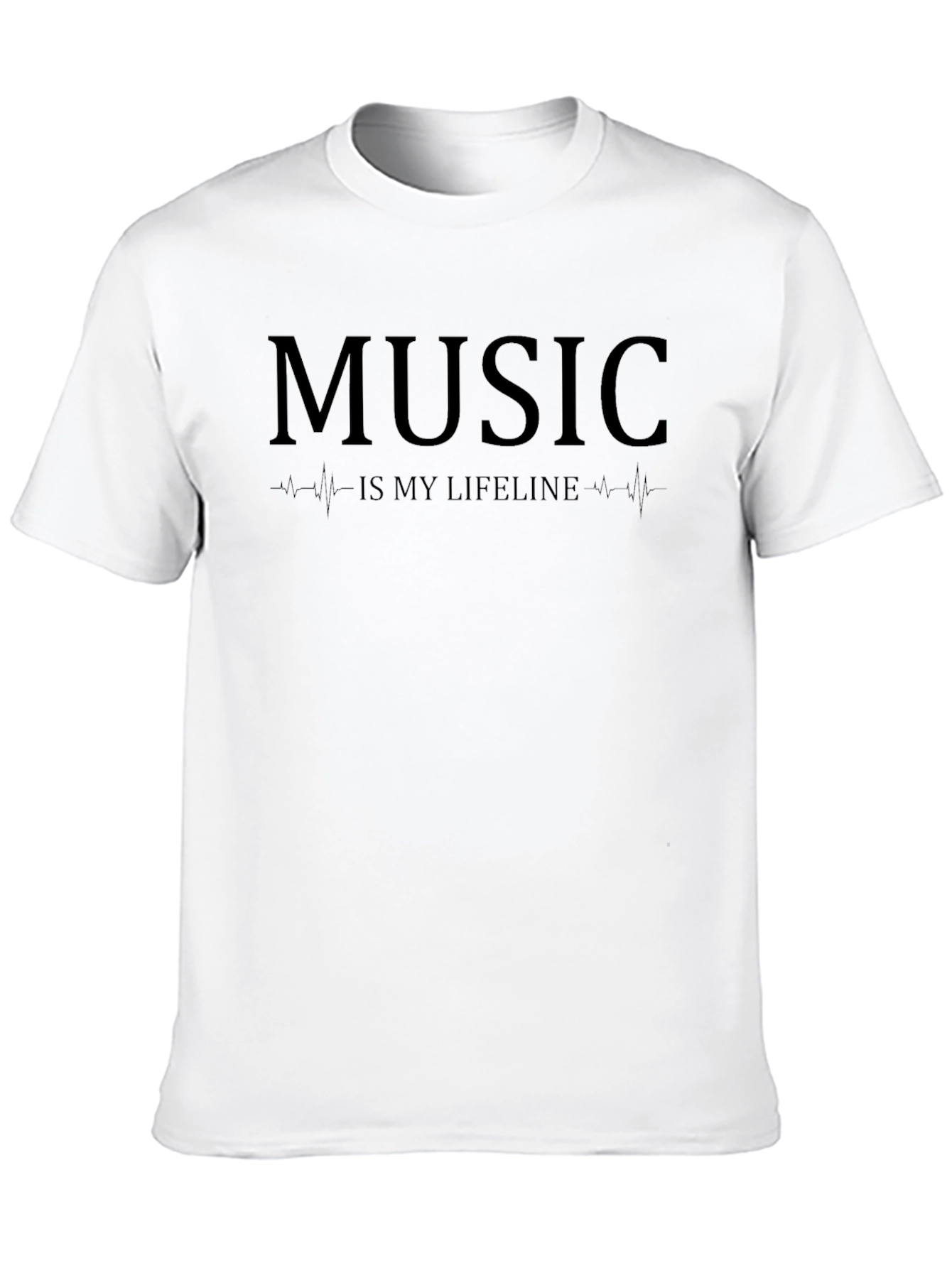 Music is My Lifeline Graphic T-Shirt