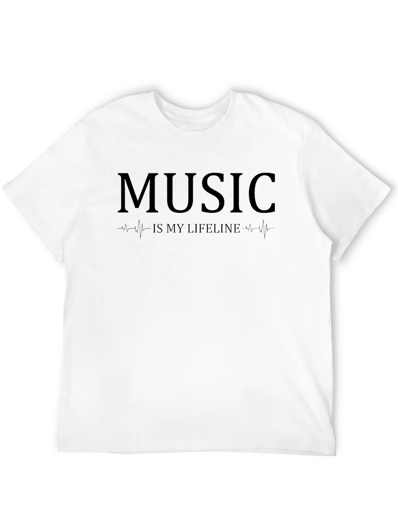 Music is My Lifeline Graphic T-Shirt