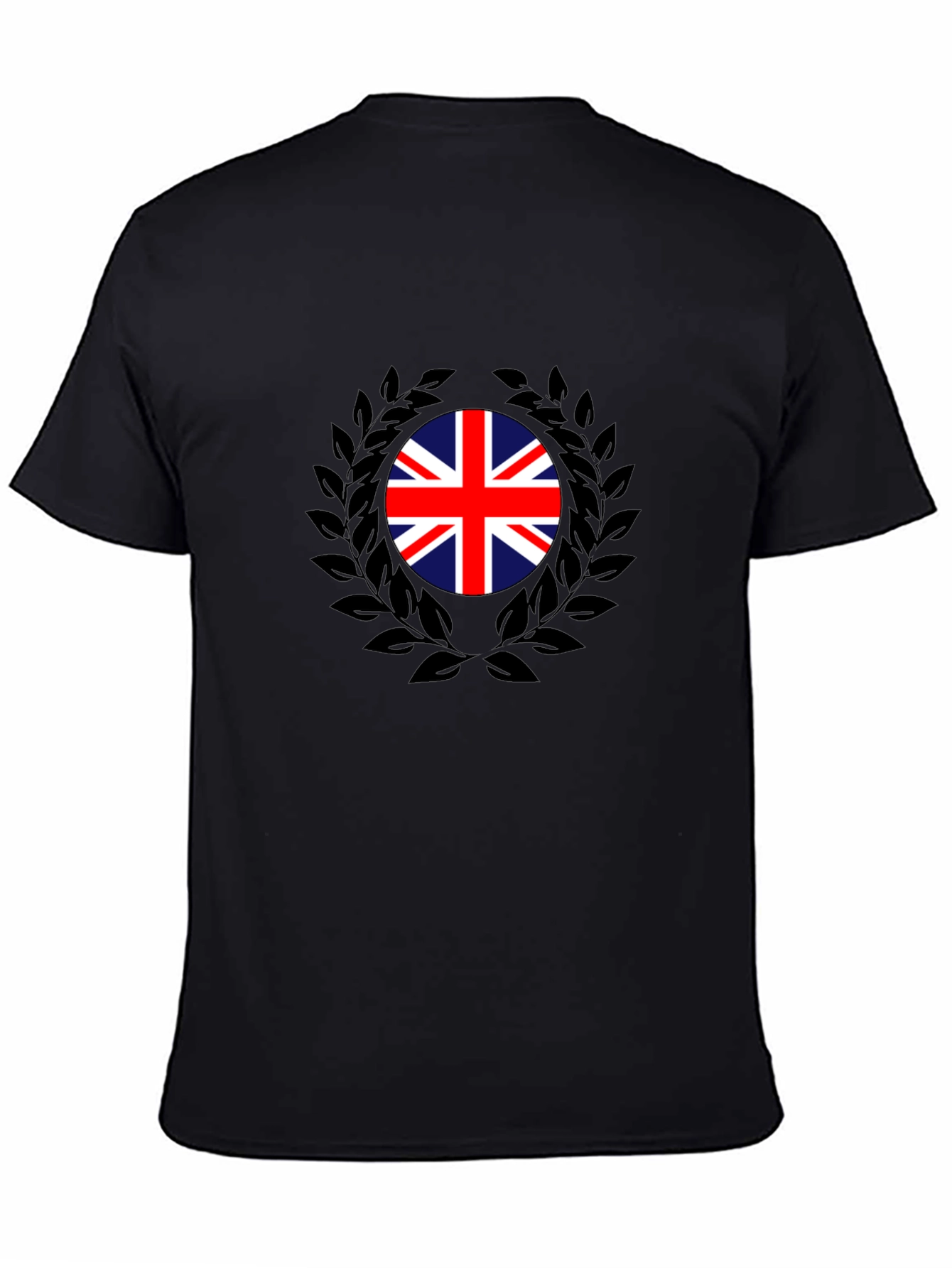 Union Jack Laurel Wreath Graphic Tee