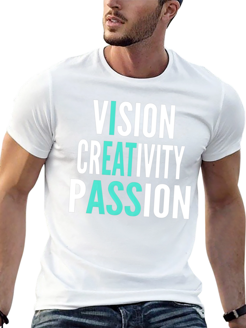 Vision Creativity Passion Graphic Tee